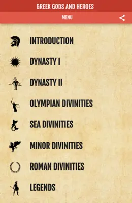 Greek Gods and Heroes android App screenshot 6